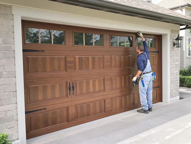 Custom garage door showcase by Brandon Garage Door Repair in Brandon