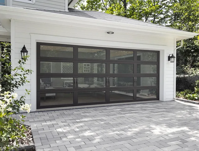 Brandon Garage Door Repair design specialist presenting custom garage door options to Brandon homeowner