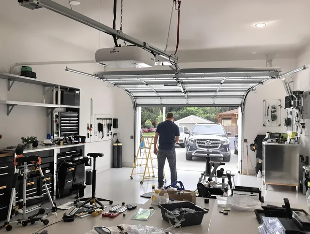 Garage door opener installation by Brandon Garage Door Repair in Brandon
