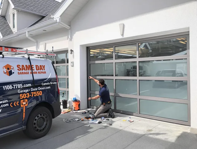 Same-day garage door repair service by Brandon Garage Door Repair in Brandon