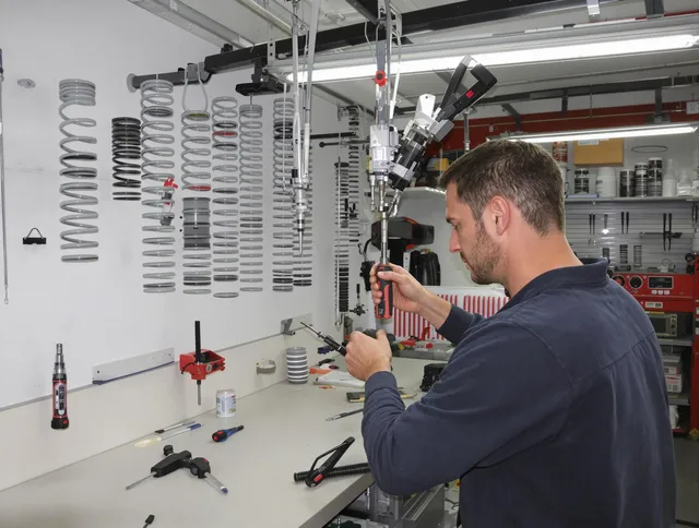Brandon Garage Door Repair safety certified technician performing precision spring replacement in Brandon